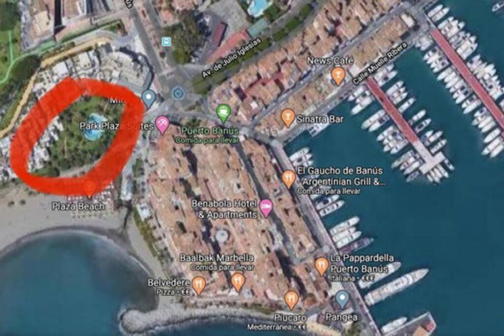 Appartement Frontline Sea In The Center Of Puerto Banus-beach Marbellac